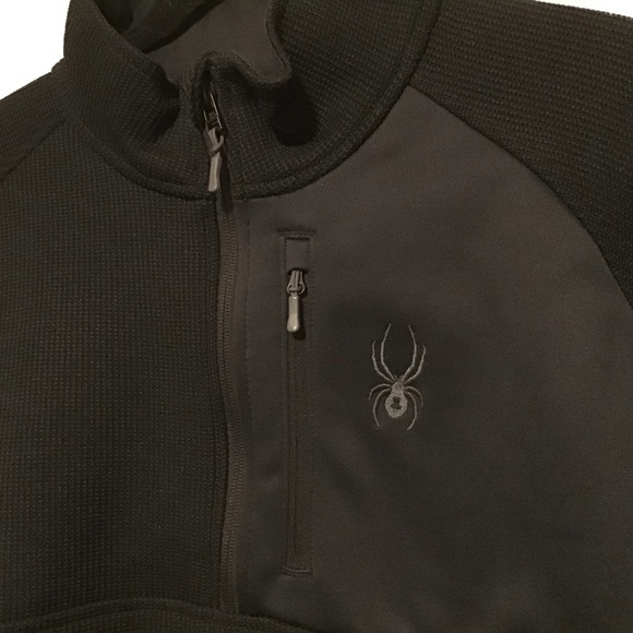 Spyder Men's Black Performance Jacket - Picture 4 of 6